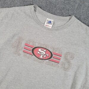 Vintage San Francisco 49ers Shirt Mens 2XL NFL Football Adidas Tee T-Shirt USA